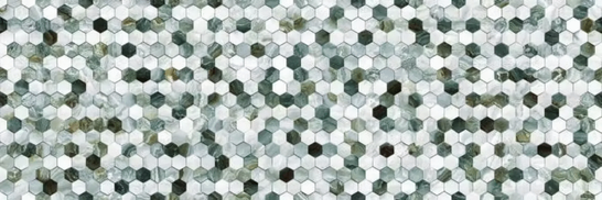 Настенная плитка Hypnose Malachite Decor 10 Glossy 30x90 Primavera глянцевая керамическая