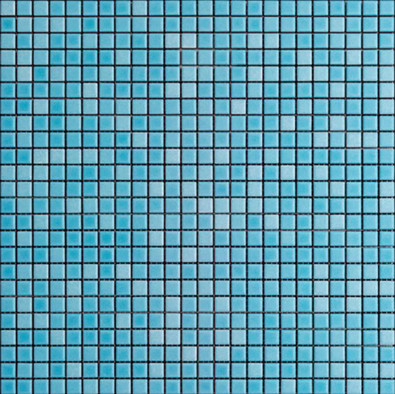 Мозаика Anthologhia Hibiscus As керамика 30х30 см Appiani противоскользящая чип 12х12 мм, голубой MAS 418C