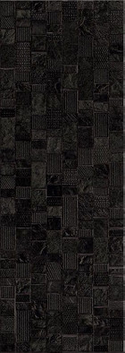 Настенная плитка Commesso Nero Piazze Eletto Ceramica 25.1x70.9 матовая керамическая