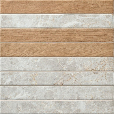 Настенная плитка Brick Capri White Mix 35х35 La Platera матовая керамическая 00-00048897
