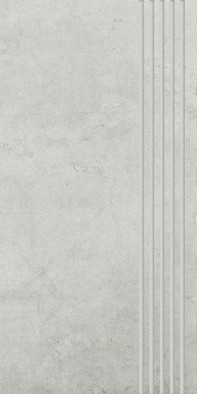 Ступень фронтальная Scratch Bianco Stopnica Prosta Nacinana Mat. 29,8x59,8 G1  керамогранит матовая 5900144086227