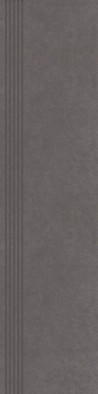 Ступень фронтальная Intero Grafit Stopnica Prosta Nacinana Mat. 29,8x119,8 керамогранит матовая 5900144089020