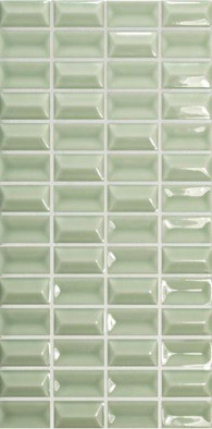 Настенная плитка 3D Bars Diamond Jade Gloss 12.5х25 Wow 3d, глянцевая, рельефная (структурированная) керамическая УТ-00048723