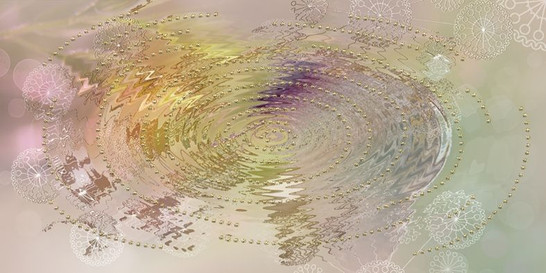 Декор Мечта Песочный Бабочка Отражение 20х40 Belleza глянцевый керамический 04-01-1-08-05-23-371-2