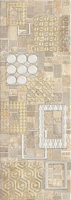 Декор Commesso Beige Geometria  Eletto Ceramica 25.1х70.9 матовый керамический
