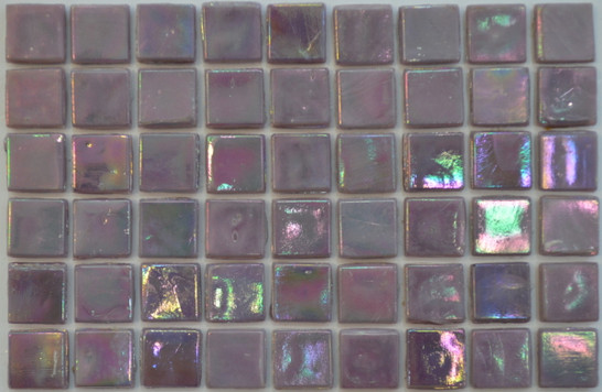 Мозаика Taurus-Lux-25 прокрашенная в массе стекло 32.7х32.7 см перламутровая чип 15х15 мм, сиреневый