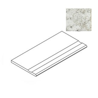 Керамогранит Forte Dei Marmi Quark Brazilian White Bordo Pisc 30x60 Atlas Concorde матовый бортик для бассейна 620090001122