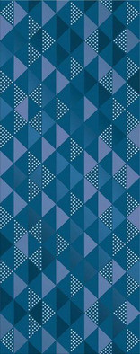 Декор Azori Vela Indigo Confetti 20,1х50,5, глянцевая керамический