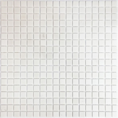 Мозаика Orro Mosaic Atlantida Pol камень 30.5х30.5 см полированная чип 15х15 мм, белый, коричневый