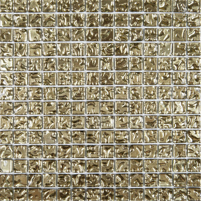 Мозаика Imagine Lab HT170-20 (gold) стекло 30.5х30.5 см глянцевая чип 20x20 мм, золотой-oro-gold