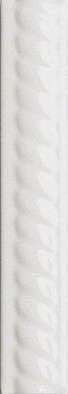 Бордюр ADNE5157 Trenza PB Blanco керамический