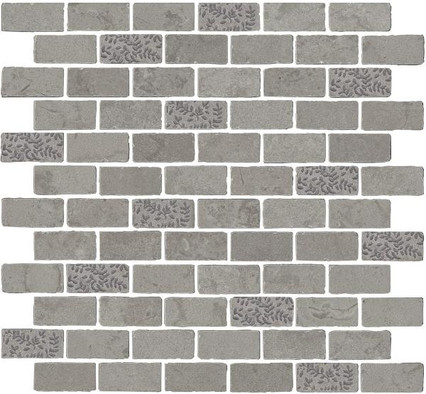 Мозаика MBD010 Про Лаймстоун Антика 2 Мозаичный Серый матовый керамогранит 30x32 см Kerama Marazzi