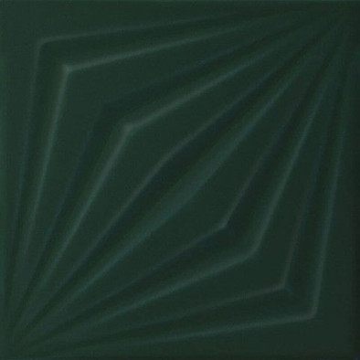 Настенная плитка Urban Colours Green Struktura A 19.8x19.8 глянцевая керамическая