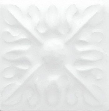 Вставка ADST4060 Taco Relieve Flor №2 Snow керамическая