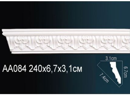 Перфект Карниз потолочный с рисунком AA084F
