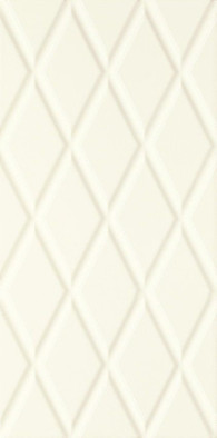 Настенная плитка Moonlight Bianco Struktura B 29,5х59,5 (Рект.) глянцевая керамическая