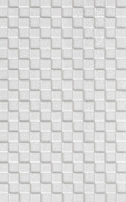 Настенная плитка Картье Серая 02 25x40 Unitile/Шахтинская плитка матовая, рельефная (структурированная) керамическая 010101003926