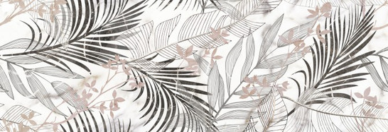 Настенная плитка Gold Dec. Cristacer 25х75 матовая керамическая