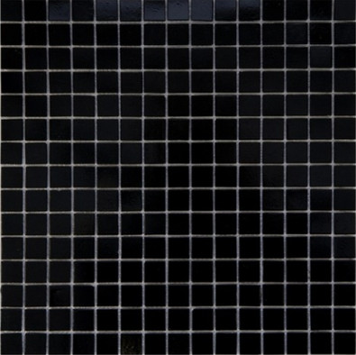 Мозаика Black Finish стекло 32.7х32.7 см глянцевая чип 2x2 мм, черный