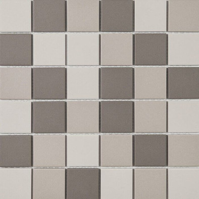 Мозаика KKV48-MIX2 керамика 30.6x30.6 см матовая чип 48x48 мм, серый