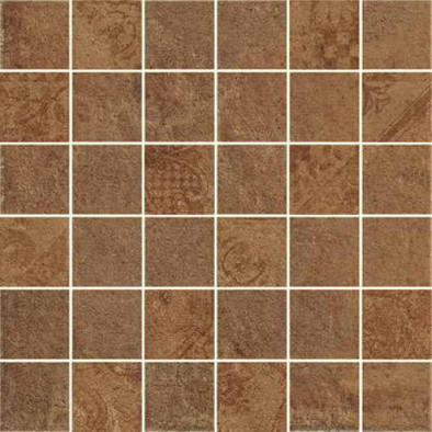 Мозаика Evolution Carpet Brick Mosaico Mix керамогранит 30х30 см Polis матовая коричневый