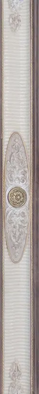 Бордюр Marble Beige Cenefa 10х90 Novacera  глянцевый керамический LEC911907A