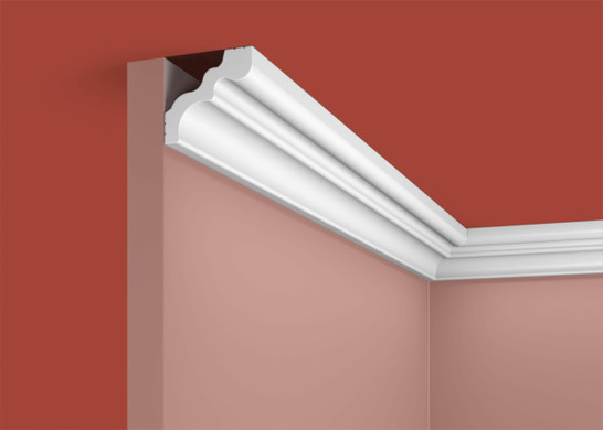 Cosca потолочный карниз KX032, 46х42, 2000мм, Экополимер/12