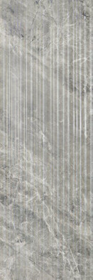 Настенная плитка Balmoral Street Grey Rect 40x120 глянцевая керамическая