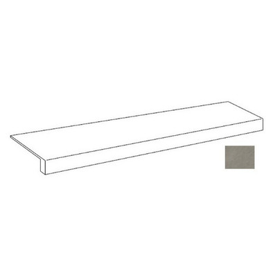 Ступень фронтальная Forte Dei Marmi Rock Venaria Grey Scalino 33ж120 Sp керамогранит матовая Atlas Concorde 620070002939