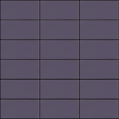 Мозаика Seta Prugna керамика 30х30 см Appiani матовая чип 50х100 мм, фиолетовый SET 2007