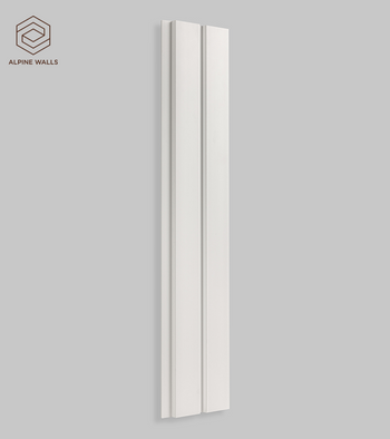 Стеновая декоративная панель LineArt ECO0201W Alpine Walls моноколор 2900х122х12 мм фото Стеновая декоративная панель LineArt ECO0201W Alpine Walls моноколор 2900х122х12 мм