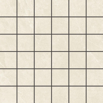 Мозаика Bonaparte Ground Cream керамогранит 30х30 см матовая чип 48х48 мм, бежевый