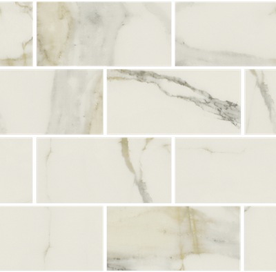 Мозаика I Classici Calacatta Gold 7,5x15 6 mm Mur. Matte (753303) керамогранит 30х30 см матовая, белый, серый