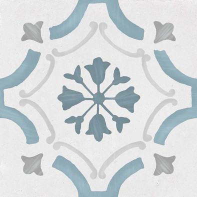Керамогранит Sirocco Blue Ornate/22,3/9 22,3x22,3 Peronda матовый универсальный 3386036158