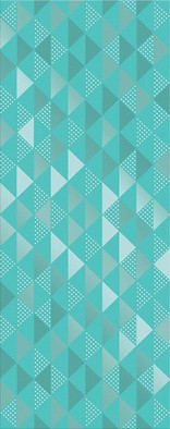 Декор Azori Vela Tiffani Confetti 20,1х50,5, глянцевая керамический