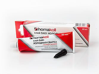 Клей Homakoll для холодной сварки S 401 с иглой 60мл фото Клей Homakoll для холодной сварки S 401 с иглой 60мл