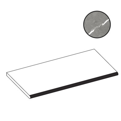 Ступень фронтальная FDM Elegant Grey Round 60х60 керамогранит матовая Atlas Concorde 620090001019