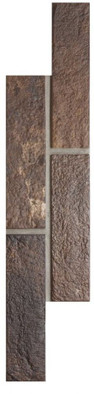 Керамогранит J85671 Umber 6x25 настенный матовый фото Керамогранит J85671 Umber 6x25 настенный матовый