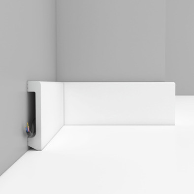 Плинтус напольный D235-115 ДМ Decomaster (80х17х2400 мм) 