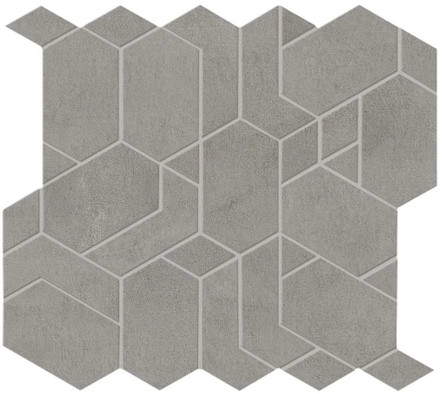 Мозаика Boost Grey Mosaico Shapes AN65 31x33.5 керамогранитная м2