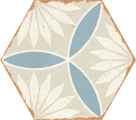 Керамогранит Blue Matt 22x25 Ennface Kaleidoscope матовый универсальная плитка ENPTR6037MT2225