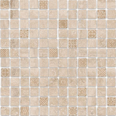 Мозаика MBD002 Риальто Антика 2 Мозаичный Бежевый Светлый матовый 30х30х0,9 керамогранит Kerama Marazzi