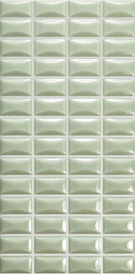 Настенная плитка 3D Bars Bevel Jade Gloss 12.5х25 Wow 3d, глянцевая, рельефная (структурированная) керамическая УТ-00048731