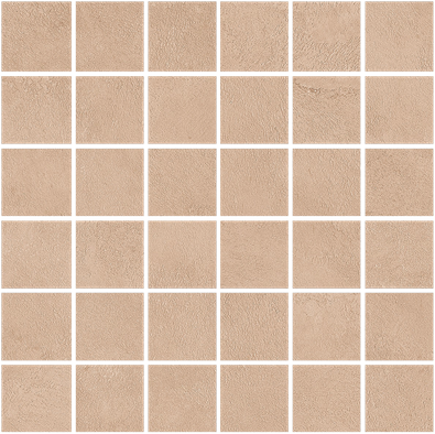 Мозаика Supergres Rayclay Flame Mosaico 30x30 Ass керамогранит антискользящая, матовая, бежевый RFMS