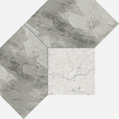 Декор Charme Extra Silver Mosaico Polygon керамогранит фото Декор Charme Extra Silver Mosaico Polygon керамогранит