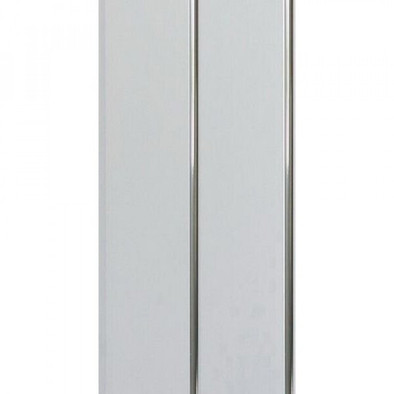 Панель потолочная двухсекционная 001-01 Белый Глянцевый с серебром Ideal Ламини 3000х250х8 мм