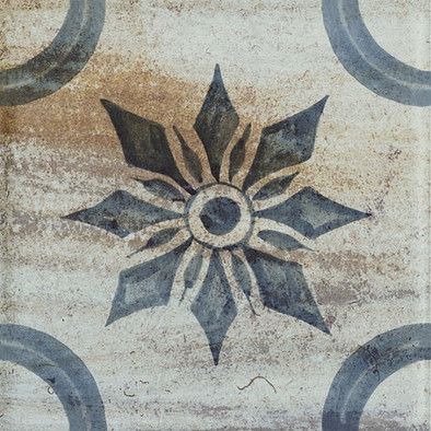 Декор VT/A226/1146 Довиль 1 глянцевый 9.8x9.8 Kerama Marazzi керамический