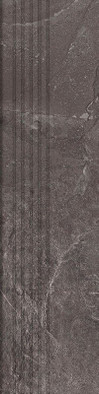 Ступень фронтальная Grand Cave Graphite 29.6х119.8 керамогранит матовая, структурированная Tubadzin 5900199203402
