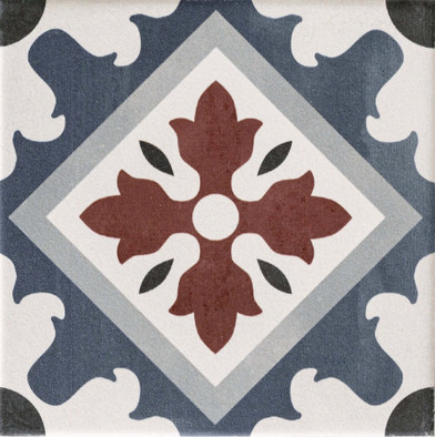 Керамогранит Marina Blue 15x15 APE Ceramica Cabanyal матовый универсальная плитка A048695
