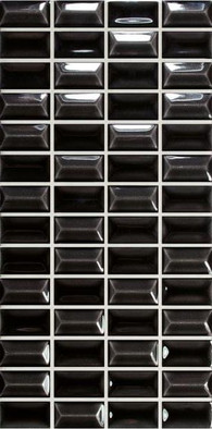 Настенная плитка 3D Bars Diamond Onix Gloss 12.5х25 Wow 3d, глянцевая, рельефная (структурированная) керамическая УТ-00048728